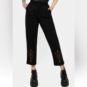 Cybele Embroidered Tapered Trousers